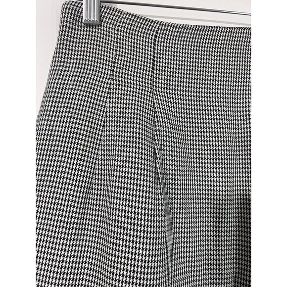 Cathy Hardwick Women's Vintage Houndstooth Midi Pencil Skirt Rayon Size‎ 10 USA - Picture 2 of 8